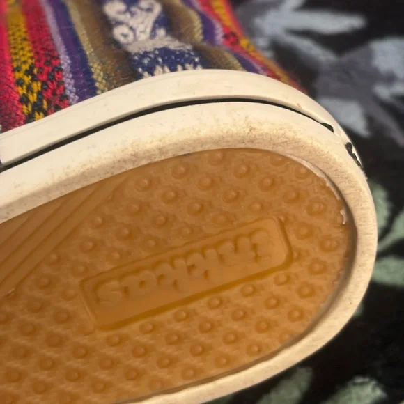 Inkkas Multicolor Striped High-Top Sneakers Handmade In Peru - Picture 6 of 12